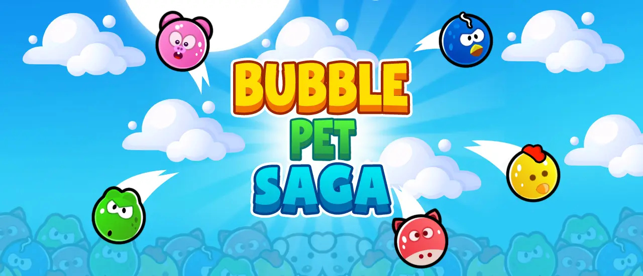 Bubble Pet Saga لعبة تصويب الفقاعات المجانية للعب أونلاين
