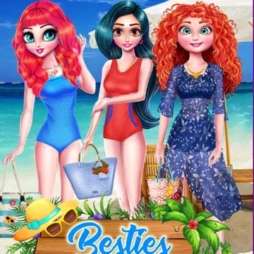 Besties Beachwear - Jeu de Dress-up pour Amis en Ligne Gratuit