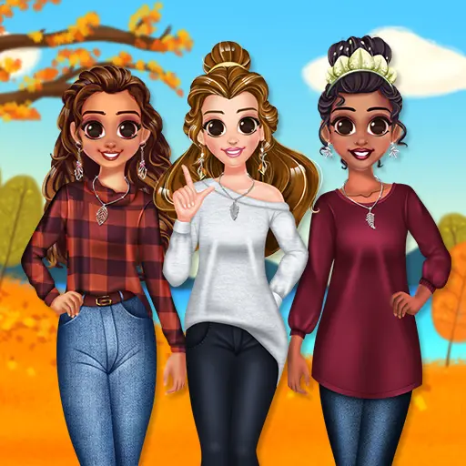 Bff Attractive Autumn Style - Dress Up Game for Girls
