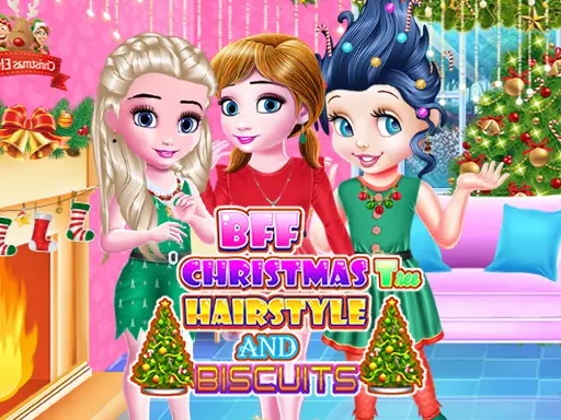 BFF Árbol de Navidad y Peinados para Jugar - Cocina y Moda