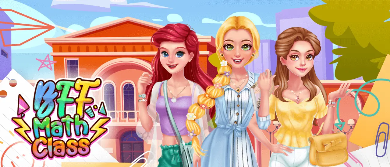 BFF Math Class - 女の子の無料おしゃれ＆算数ゲーム