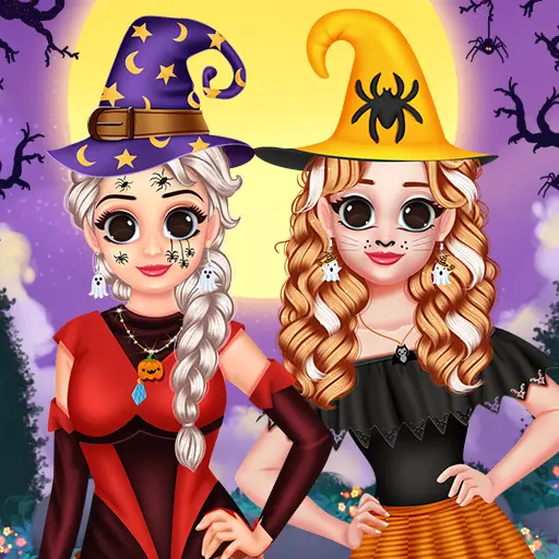Bffs Hello Halloween - Fun Dress-up & Makeup Game for Kids