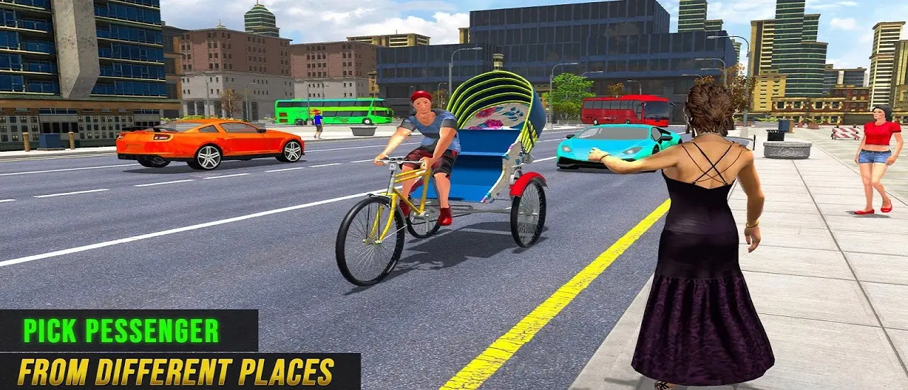 Bicycle Tuk Tuk Auto Rickshaw Jogo de Corrida e Direção Grátis
