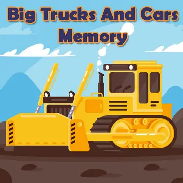 Big Trucks And Cars Memory Oyunu - Ücretsiz Online Eşleştirme Oyunu