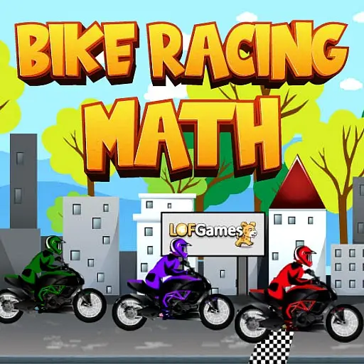 Bike Racing Math - Jogue jogo de corrida e matemática online grátis