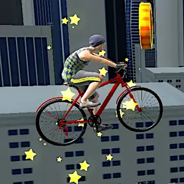 Bike Stunts of Roof - Jogue Grátis Corrida de Bicicleta