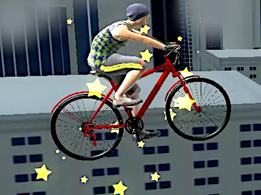 Bike Stunts of Roof - Jogue Grátis Corrida de Bicicleta