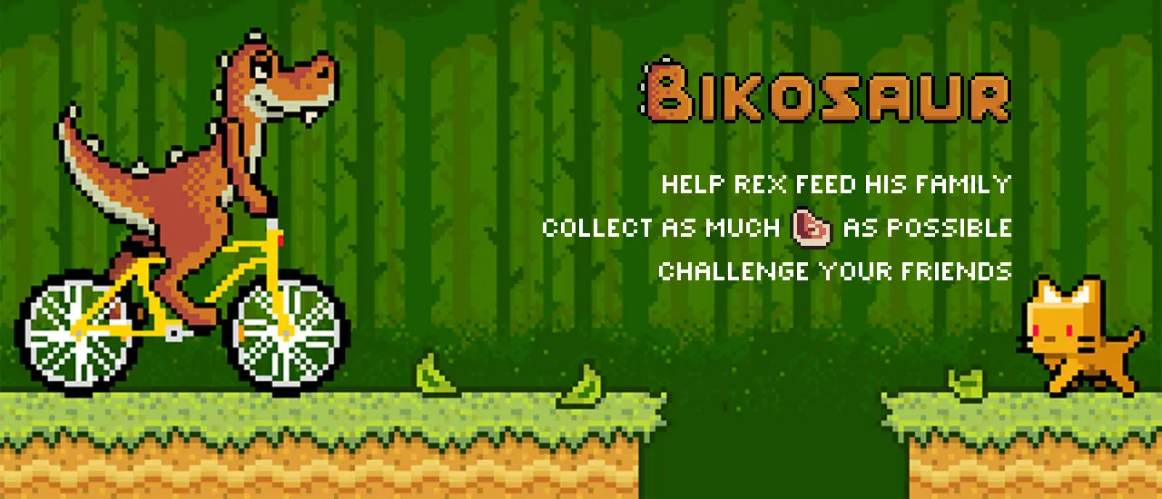 Bikosaur - Fun Dinosaur Bicycle Game to Play Online for Free