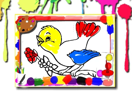Birds Coloring Book - Jeu de coloriage en ligne gratuit