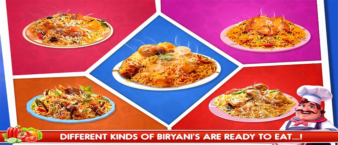 Biryani Recipes and Cooking Game – Play & Master Indian Food