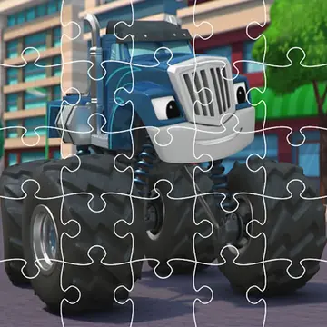 Blaze Trucks Jigsaw - Free Play Game for Kids