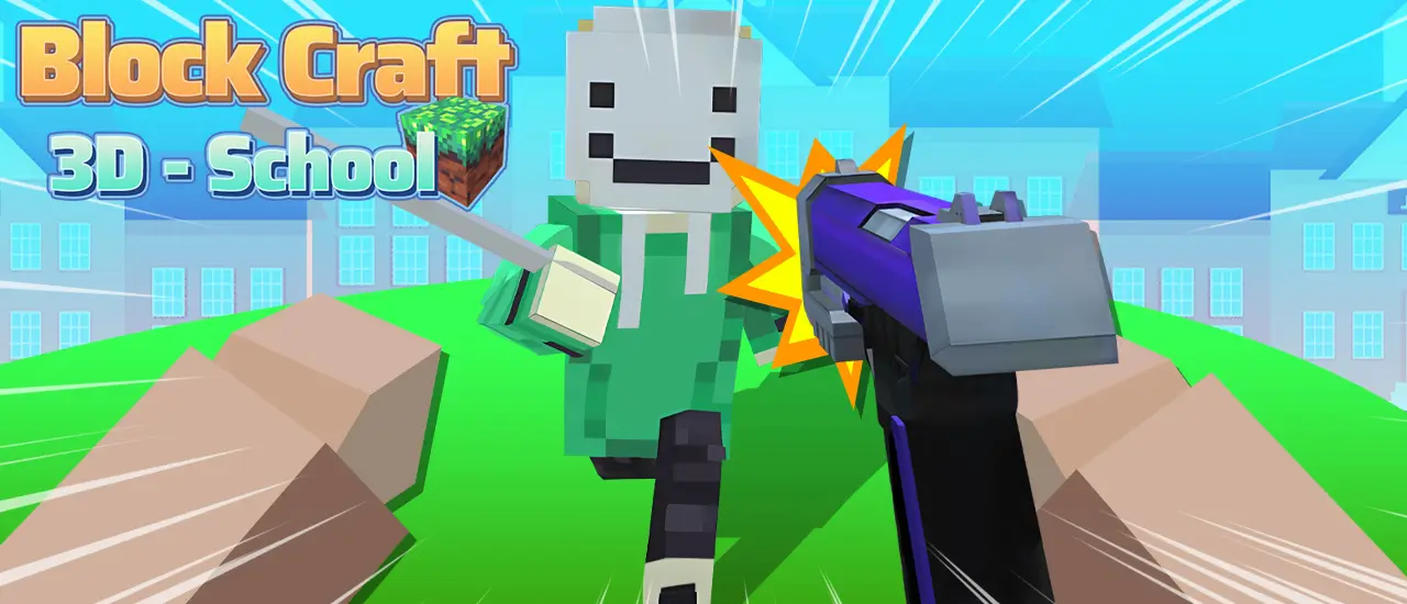 Block Craft 3D Schule – Kostenloses Bau- und Abenteuerspiel zum Spielen
