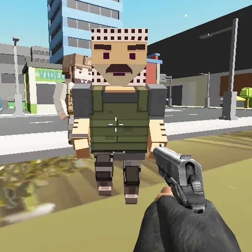 Block Pixel Cop لعبة أكشن مجانية للعب عبر الإنترنت