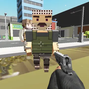 Block Pixel Cop - Jeu d'Action en Ligne Gratuit
