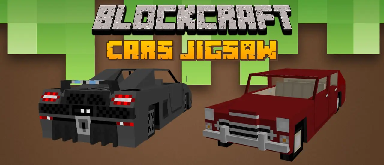 Blockcraft Cars Jigsaw