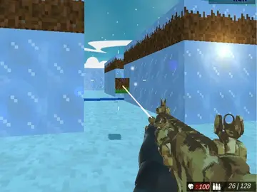Blocky Swat Shooting IceWorld Multiplayer - Jeu en ligne gratuit