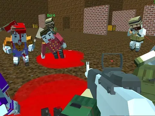Blocky Warfare: Das Zombie-Shooter Multiplayer online spielen