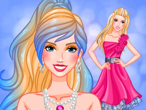 Blondy in Pink - Ücretsiz Giydirme ve Makyaj Oyunları