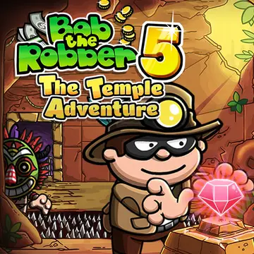 Bob The Robber 5 Temple Adventure kostenlos spielen - Abenteuer Spiel für Fans
