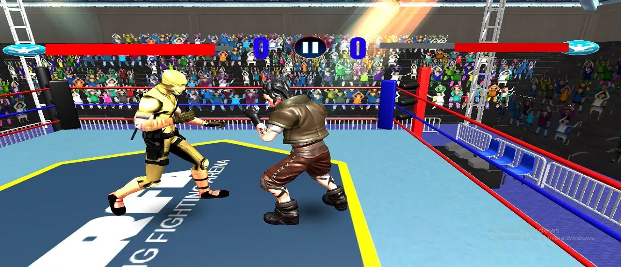 Body Builder Ring Fighting Arena : Jeux de lutte et combat en ligne gratuits