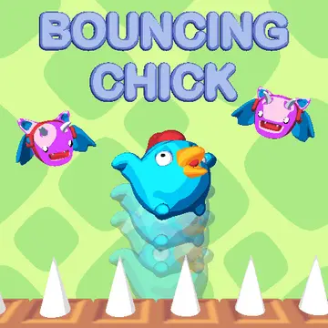 Bouncing Chick kostenlos spielen – lustiges Hüpfspiel für Kinder & Anfänger