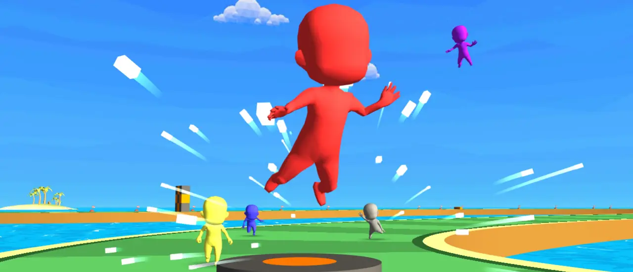 Bouncy Race 3D Ücretsiz Oyna - Çevrimiçi Yarış ve Zıplama Oyunu