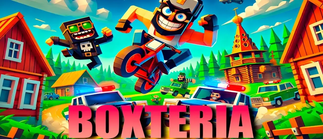 Boxteria - Free Online Cubic Shooter & Racing Game