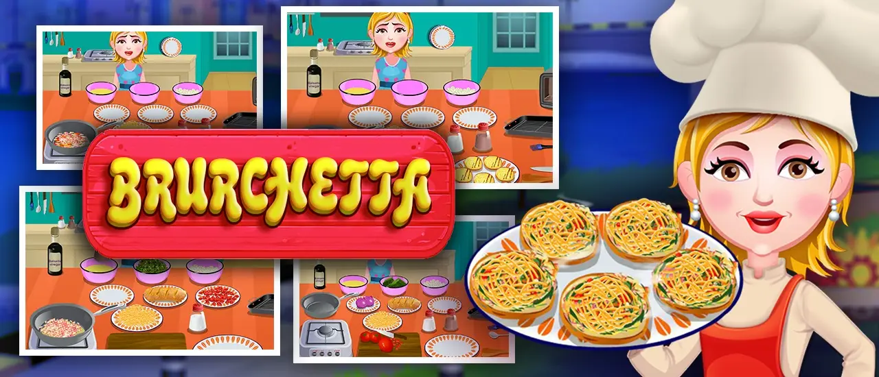 Bruschetta Cooking Game - Fun Italian Food Recipes for Play