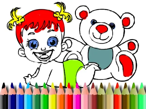 BTS Baby Doll Coloring - Jeu de coloriage en ligne gratuit
