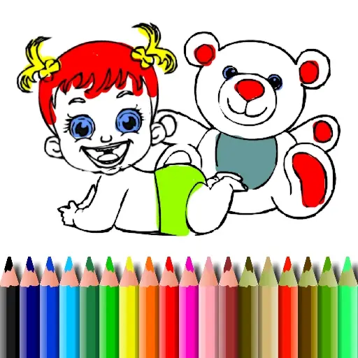 BTS Baby Doll Coloring - Jeu de coloriage en ligne gratuit
