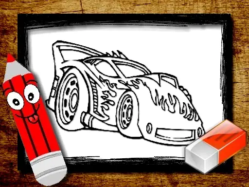 BTS Cars Coloring Book - Free Online Coloring Game for Kids