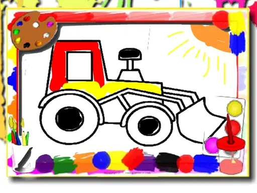 BTS Kids Car Coloring - Kostenloses Malspiel für Kinder online spielen