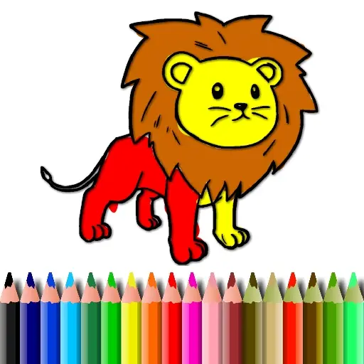 BTS Lion Coloring Book - Fun Art & Coloring Game for All Ages