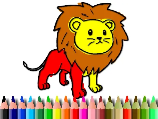 BTS Lion Coloring Book - Fun Art & Coloring Game for All Ages