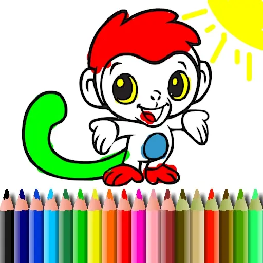 BTS Monkey Coloring Juego Gratis para Pintar en Línea