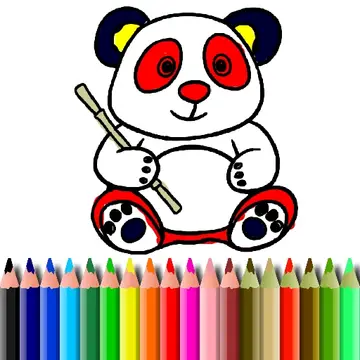 BTS Panda Coloring - Juego online gratis para colorear