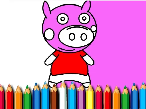 BTS Pig Coloring Book - Juego de Colorear para Niños Gratis