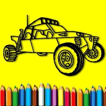 BTS ラリーカー塗り絵ゲーム - 子供向け無料 coloring book