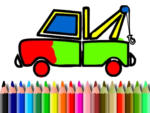 BTS Truck Coloring Jogo Online de Pintura Grátis para Crianças