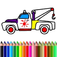 BTS Trucks Coloring Juego Gratis en Línea para Dibujar y Pintar
