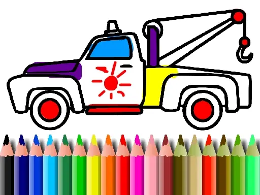 BTS Trucks Coloring オンライン無料塗り絵ゲーム
