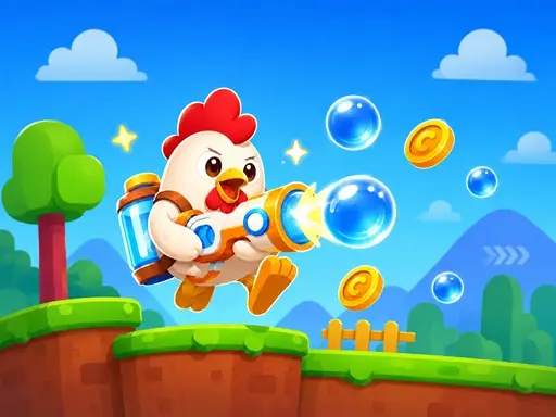 Bubble Blasters - Jeu d'arcade coloré à jouer en ligne gratuit