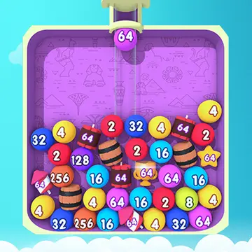 Bubble Merge 2048 kostenlos spielen – Puzzle & Blasen-Spaß