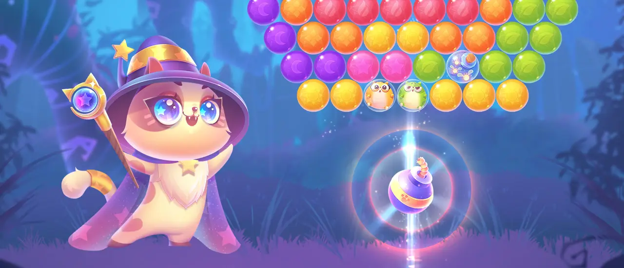 Bubble Queen Cat: Juego de disparar burbujas gratis y en línea