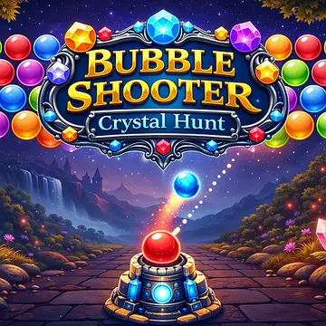 Bubble Shooter Crystal Hunt - Juego Gratis y Online