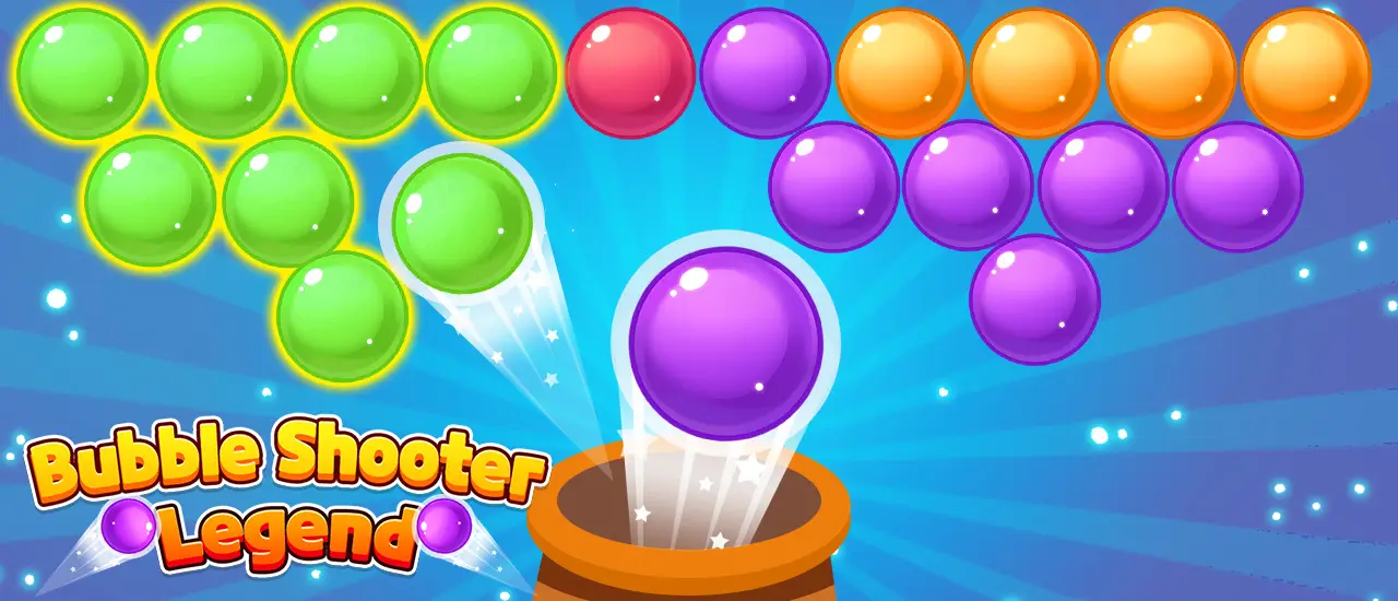 Bubble Shooter Legend لعبة تصويب فقاعات مجانية عبر الإنترنت