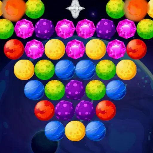 Bubble Shooter Planets - Juega en línea gratis