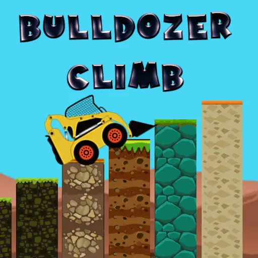Bulldozer Climb Oyna - Zıplama ve Zaman Toplama Oyunu