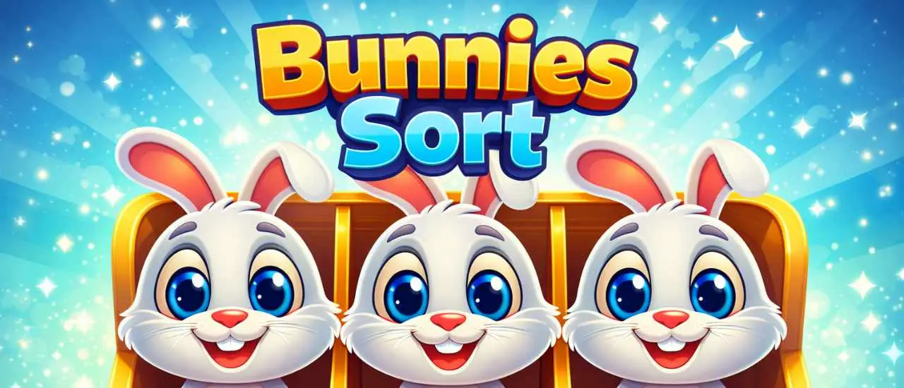 Bunnies Sort - Jeu de Puzzle Relaxant à Jouer en Ligne Gratuit