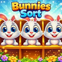 Bunnies Sort - Eğlenceli ve Rahatlayıcı Puzzle Oyunu Oyna